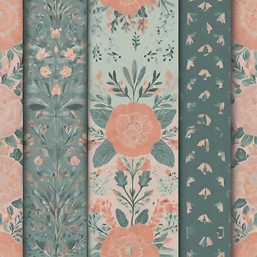 Artwork thumbnail, Flower Pattern by The Collection