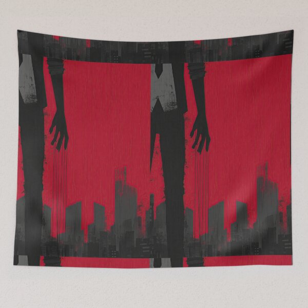 Item preview, Shadowy powers control political puppets in the dark city. designed and sold by Piotrek0001.