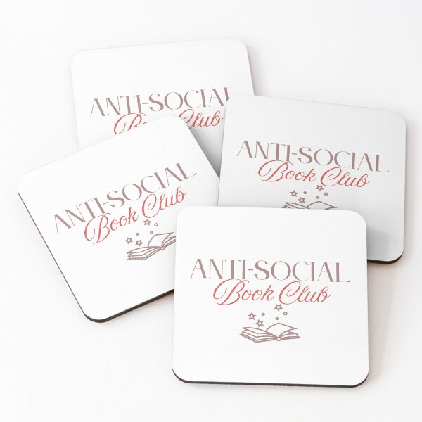 Item preview, Anti-Social Book Club designed and sold by heyhuecreatives.