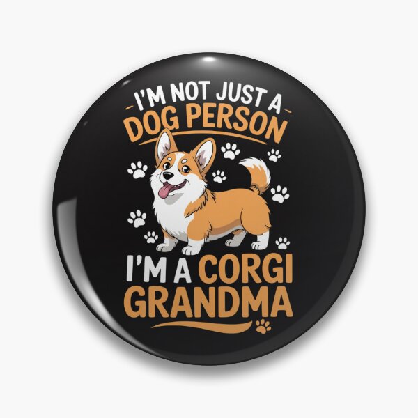 Aperçu de l'œuvre Grand-mère Corgi mignonne Amoureuse des chiens Corgi Fête des mères Grand-mère créée et vendue par Ikwalima.