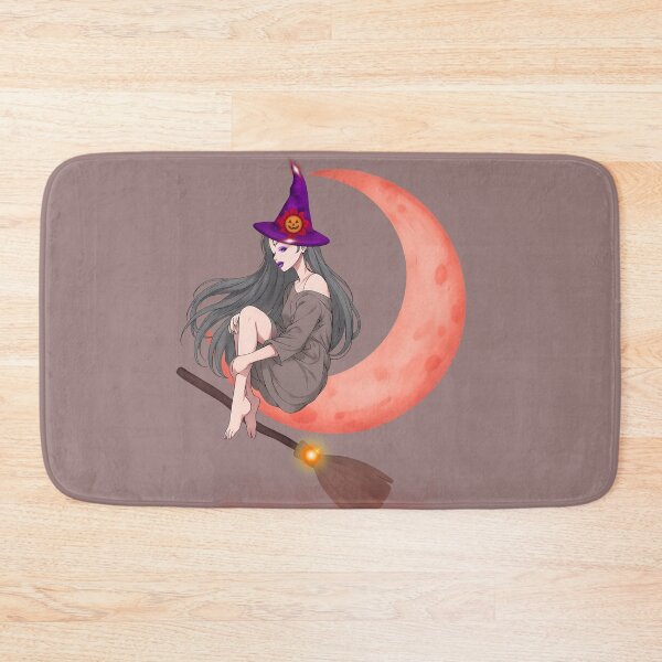 Item preview, Witch on a Broom, Halloween Moon Ride designed and sold by tinkeybabes.