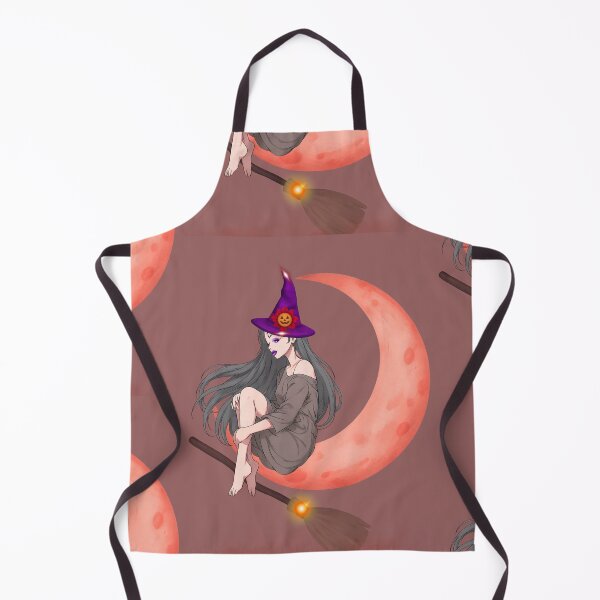 Item preview, Witch on a Broom, Halloween Moon Ride designed and sold by tinkeybabes.