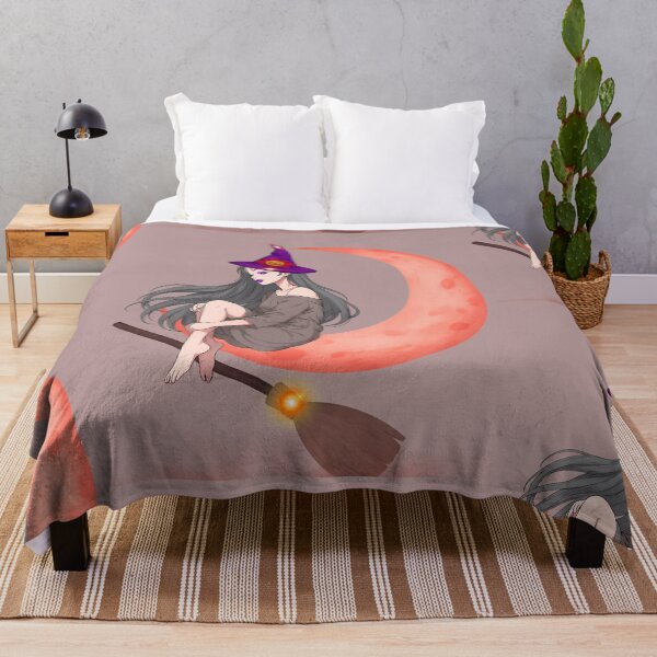 Item preview, Witch on a Broom, Halloween Moon Ride designed and sold by tinkeybabes.