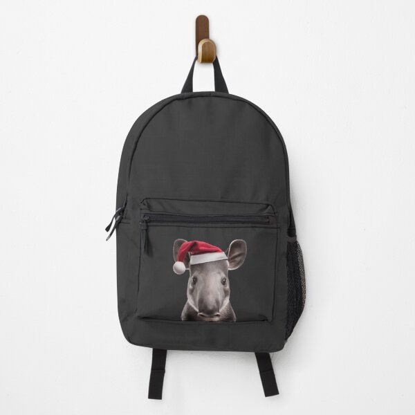 Item preview, Tapir with Christmas Hat – Festive Tapir Xmas Design designed and sold by LazyOwlStore.