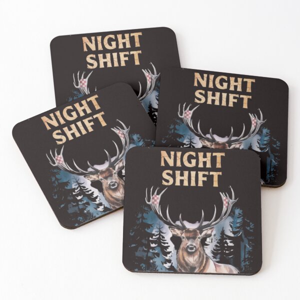 Item preview, Deer Buck Night Shift designed and sold by JediKittenWars.