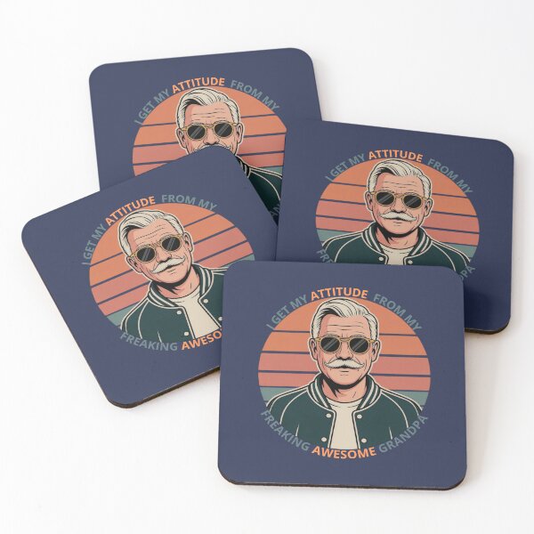 Item preview, I get my attitude from my freaking awesome grandpa designed and sold by Artur-GrafiTee.