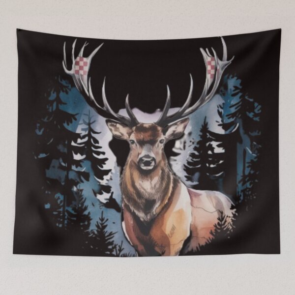 Item preview, Deer Buck Night Shift designed and sold by JediKittenWars.