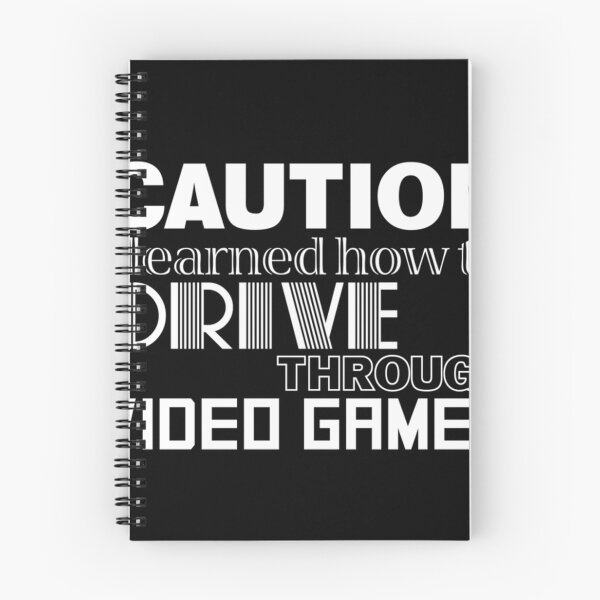 Item preview, caution I Learned How To Drive Through Video Games designed and sold by Petriaarnio.