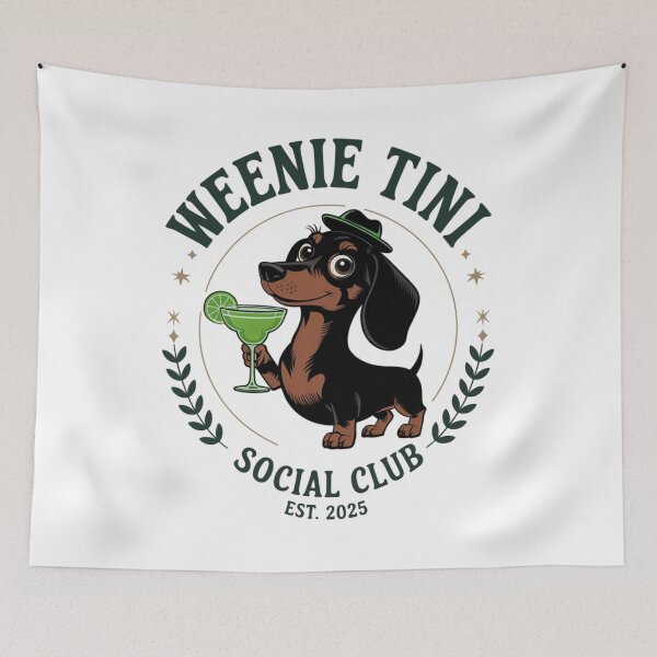 Item preview, Dachshund Weenie Tini Social Club Lover funny Weiner Dog designed and sold by Ikwalima.