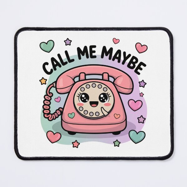 Item preview, Cute Retro Pink Telephone – Call Me Maybe Kawaii Design designed and sold by Tidarat-27.