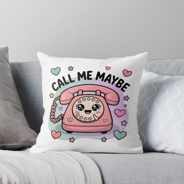 Item preview, Cute Retro Pink Telephone – Call Me Maybe Kawaii Design designed and sold by Tidarat-27.