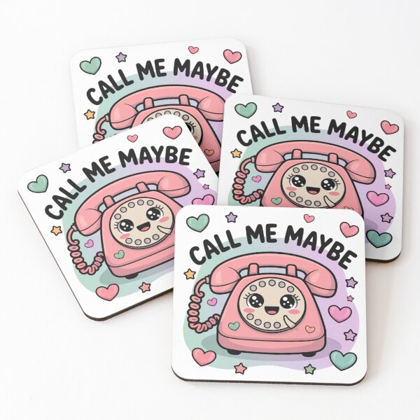 Item preview, Cute Retro Pink Telephone – Call Me Maybe Kawaii Design designed and sold by Tidarat-27.