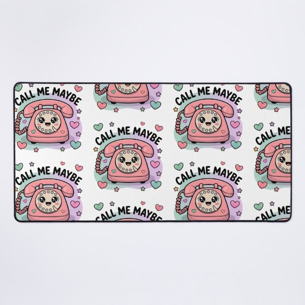 Item preview, Cute Retro Pink Telephone – Call Me Maybe Kawaii Design designed and sold by Tidarat-27.