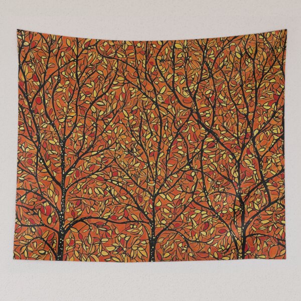 Item preview, Autumn Trees with Small Leaves designed and sold by m-y-A-I-A-R-T-.