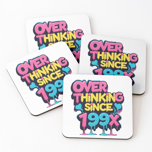 Item preview, over thinking since 199x designed and sold by Arty Art.