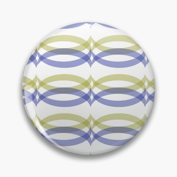 Item preview, Yellow and blue ring block on white background, design for fabric print or t-shirt paint screening, oval, round and circle, diamond designed and sold by pipikijung.