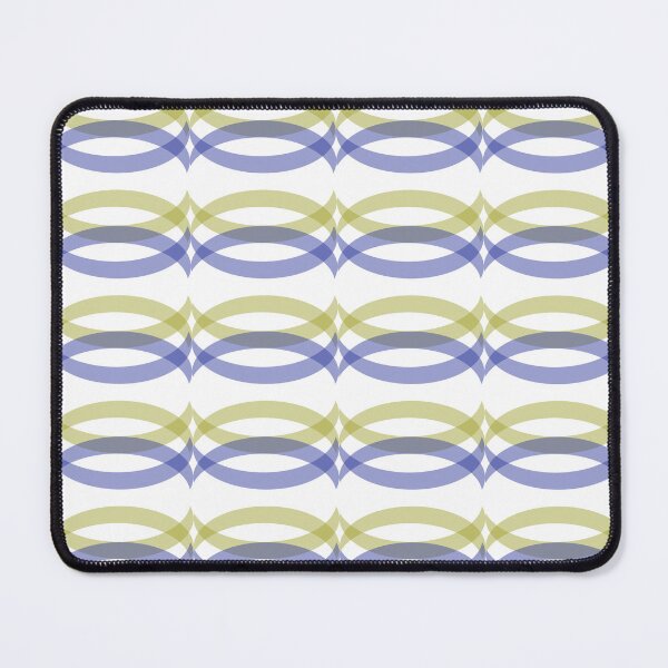 Item preview, Yellow and blue ring block on white background, design for fabric print or t-shirt paint screening, oval, round and circle, diamond designed and sold by pipikijung.