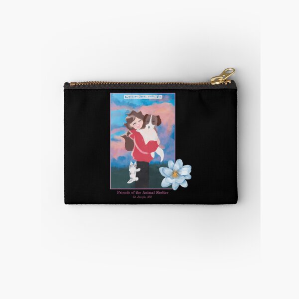 Item preview, Girl Holding A Dog With A Cat On Her Leg designed and sold by VILLEGASGARCIA.