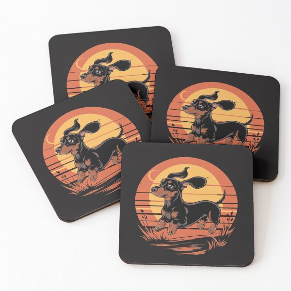 Item preview, Dachshund Wiener Dog Sunset Garden Nature Lover designed and sold by Ikwalima.