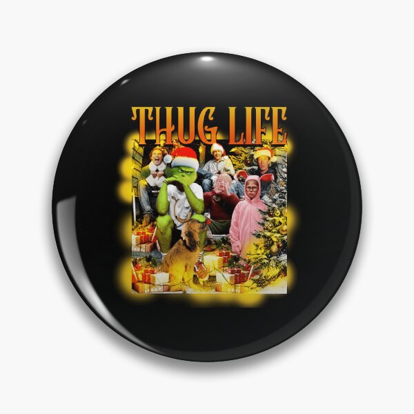 Item preview, Thug Life Funny Vintage Christmas Movie Characters Parody  designed and sold by Jasonvoorhees21.