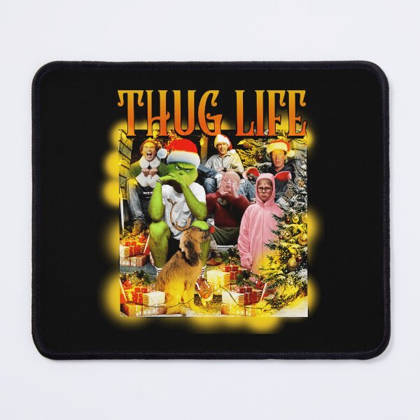 Item preview, Thug Life Funny Vintage Christmas Movie Characters Parody designed and sold by Jasonvoorhees21.