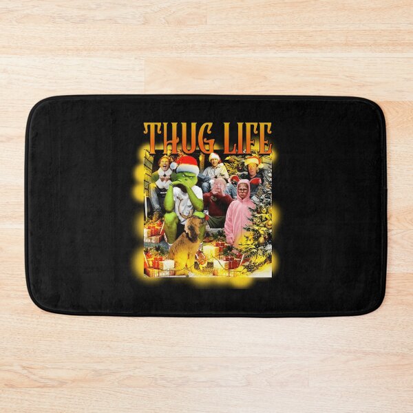 Item preview, Thug Life Funny Vintage Christmas Movie Characters Parody  designed and sold by Jasonvoorhees21.