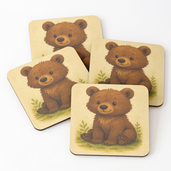 Item preview, Barry The Grizzly Cub designed and sold by ArtsyRexy.