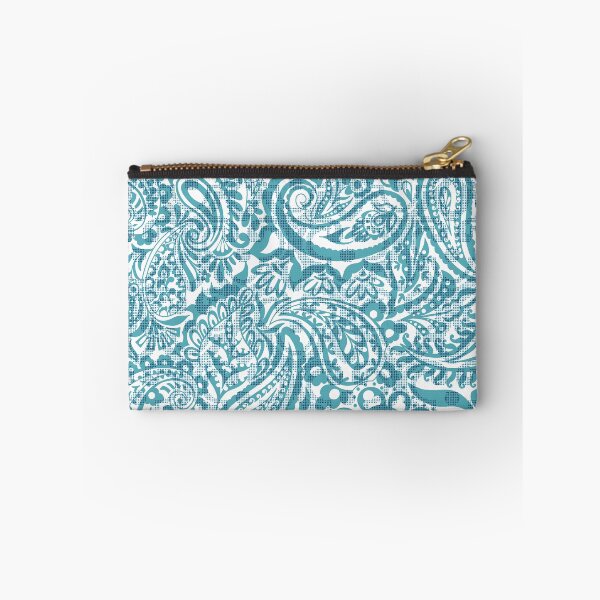 Item preview, Tear Drop Paisley-soft teal green designed and sold by Fabricatemyart.