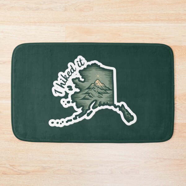 Item preview, Alaska Map Outline I Hiked Denali Peak designed and sold by Blok45.