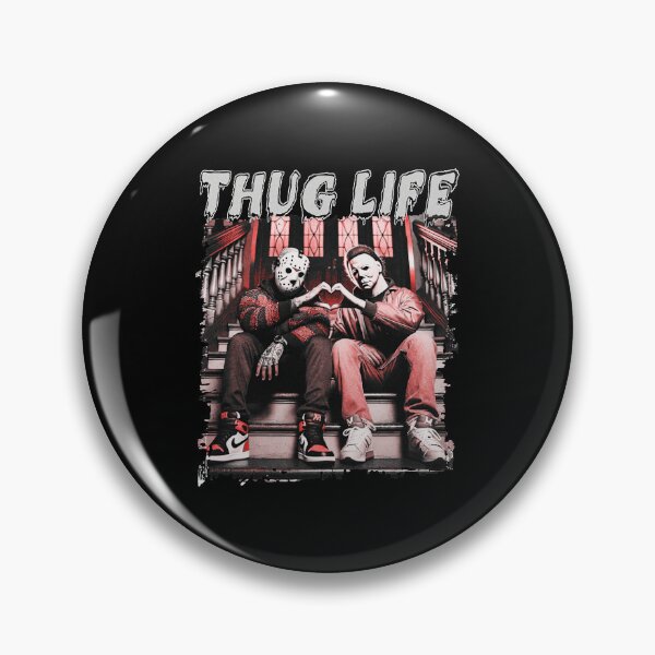 Item preview, Thug Life Halloween Ghostface Michael Myers - Jason  designed and sold by Jasonvoorhees21.