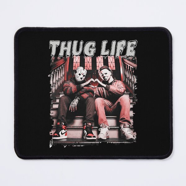 Item preview, Thug Life Halloween Ghostface Michael Myers - Jason designed and sold by Jasonvoorhees21.