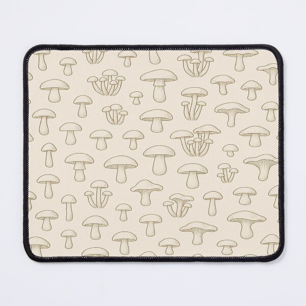 Item preview, mushroom pattern, minimalistic art line designed and sold by PourtionOfArt.