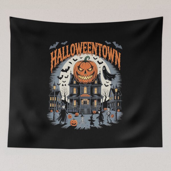 Item preview, Pumpkin Halloween Town Haunted House  designed and sold by Snowmiser254.