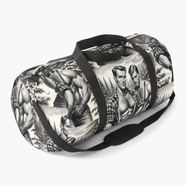 Item preview, "Christmas Cracker" Gay Lumberjack Tom of Finland Tribute Graphic Design designed and sold by ItsAKinkThing.