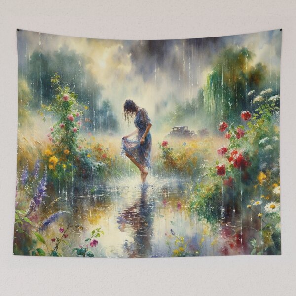 Item preview, Whirling in the Autumn Rain designed and sold by M-Y-A-R-T-.