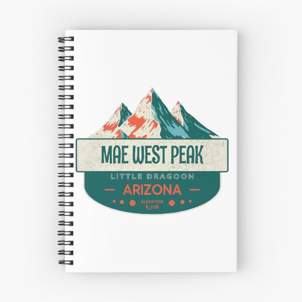 Item preview, Mae West Peak, Little Dragoon Mountains, Arizona, Mountain Design designed and sold by Wanderful-roads.