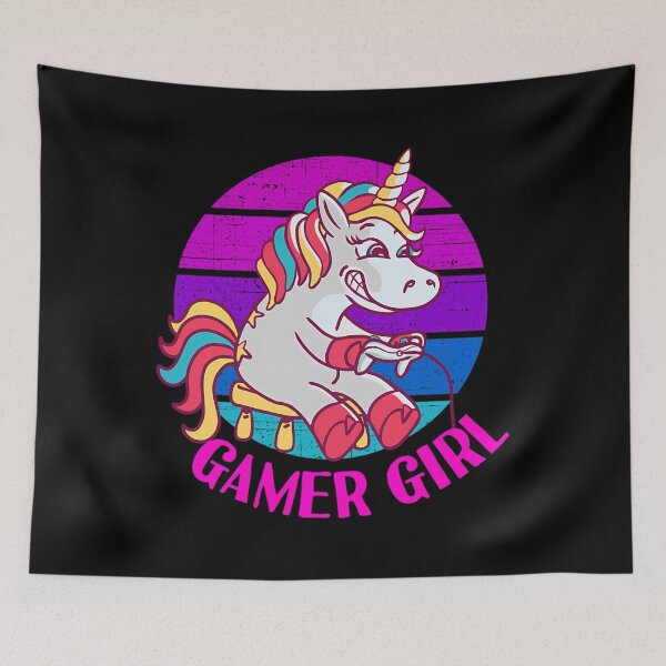 Item preview, Gamer Girl Unicorn designed and sold by BernarMallet.