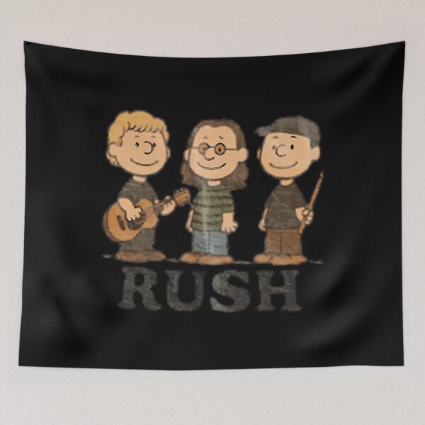 Item preview, Rush Band Peanuts Style Baby Tee Vintage Rock Band Tee Cartoon Rush Fan Girl designed and sold by GERARDCARDENAS.
