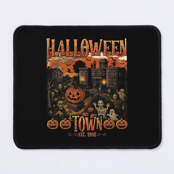 Item preview, Halloween Town Pumpkin Graveyard Spooky Nightscape designed and sold by Snowmiser254.