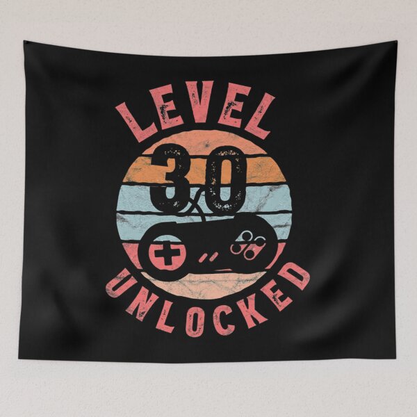 Item preview, Level Up Gamer Player 30 Birthday  designed and sold by BenjaminDel1.