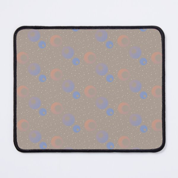 Item preview, Grey ochre blue orange dot design | Grayish brown circles dots artistic pattern designed and sold by lausn.