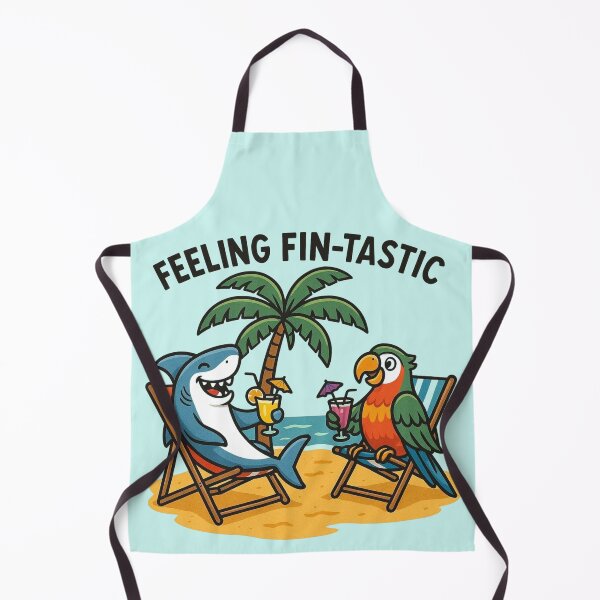 Item preview, FEELING FIN-TASTIC take it easy, surf's up & tropical coolness 7168x7168 designed and sold by darky72.