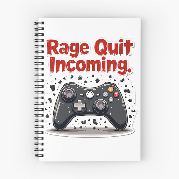 Item preview, Rage Quit Design - Hardcore Gamer Badge for esports and Fighting Controllers designed and sold by SlightlyUnreal.