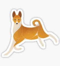 Year of the Dog - Basenji Sticker