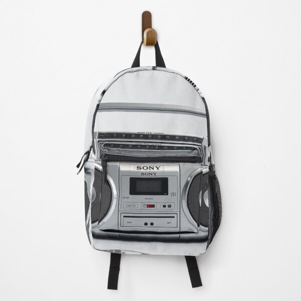 Item preview, Minimalist Retro Boombox - Old School Ghetto Blaster designed and sold by WHITE FLAME PRINTS.