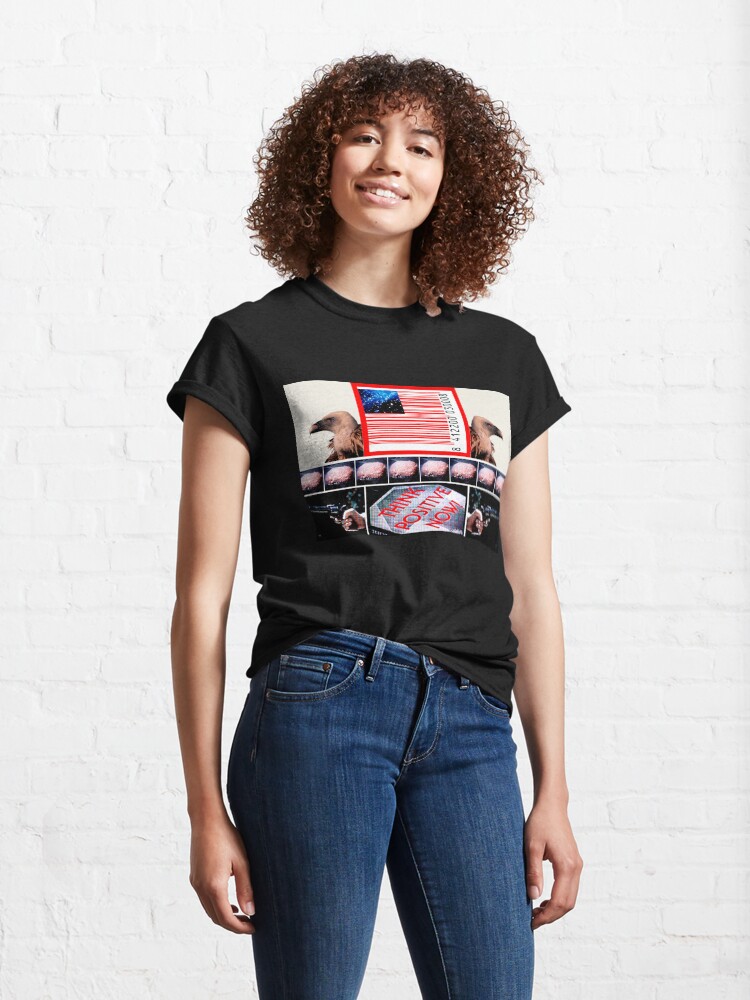 Vista alternativa de Camiseta clásica Think positive