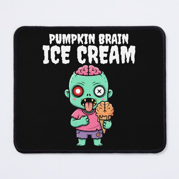 Item preview, PUMPKIN BRAIN ICE CREAM - ZOMBIE HALLOWEEN designed and sold by KEF Custom.