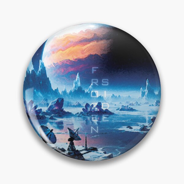 Item preview, Frozen Side – Futuristic Moon Base Art designed and sold by jhharoon.