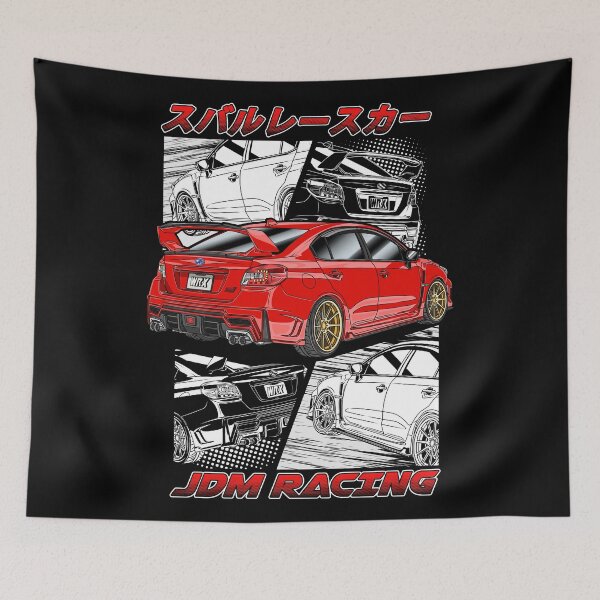 Item preview, Red WRX JDM Racing – Manga Drift Style Car Art designed and sold by JDM Guyvit.