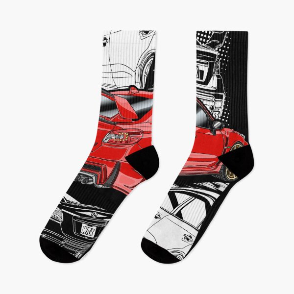 Item preview, Red WRX JDM Racing – Manga Drift Style Car Art designed and sold by JDM Guyvit.